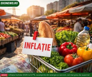 Inflația închide 2025 la 9,7%: scumpirile din energie și servicii, cel mai greu de suportat