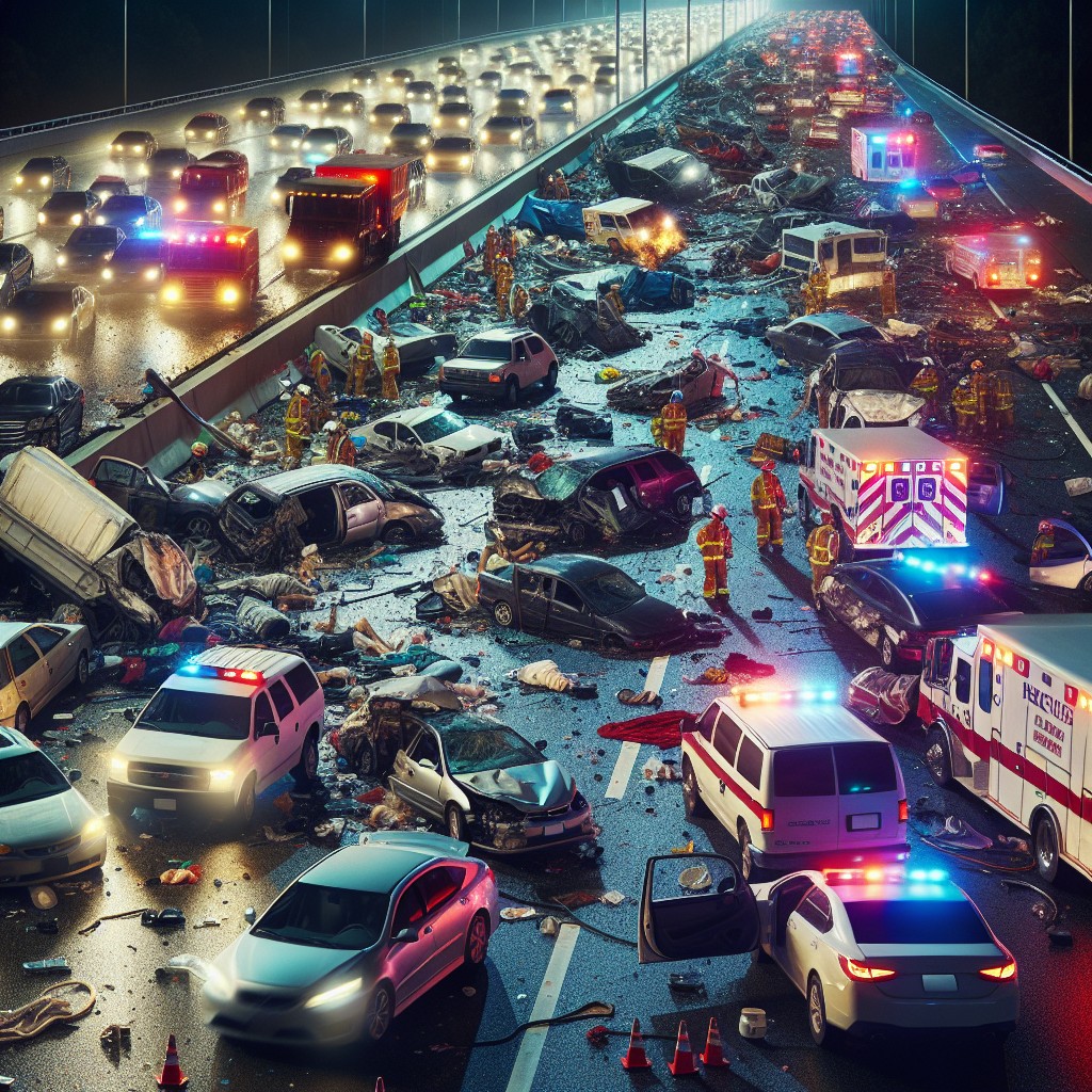 Accident grav pe A1 blocaj total în trafic și autorități la fața locului